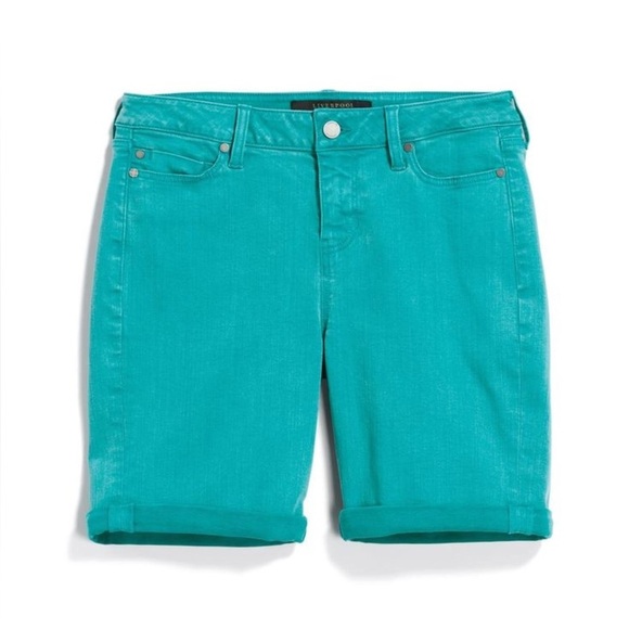 Liverpool Bermuda Shorts Fanfare Blue Size 2 - Picture 6 of 8